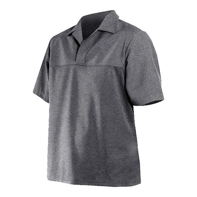 Blauer Wool ArmorSkin Base Shirt in Heather Gray, front angle view