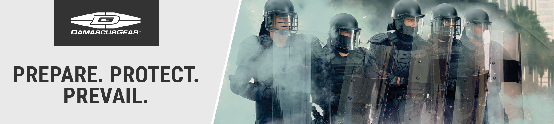 Damascus Gear Logo - Prepare. Protect. Prevail.