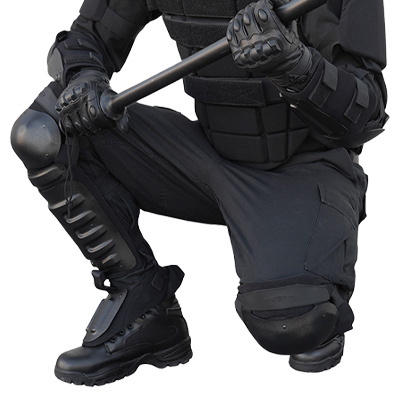 Damascus Gear Hard Shell Knee/Shin Guards with Non-Slip Knee Caps