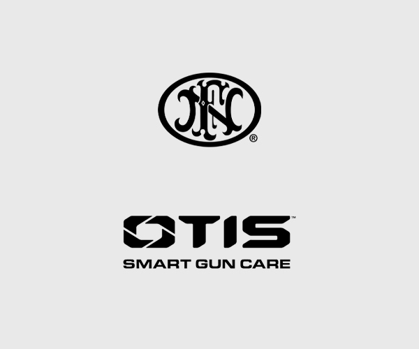 Firearms Vendor logos - Otis Smart Gun Care and FN Firearms
