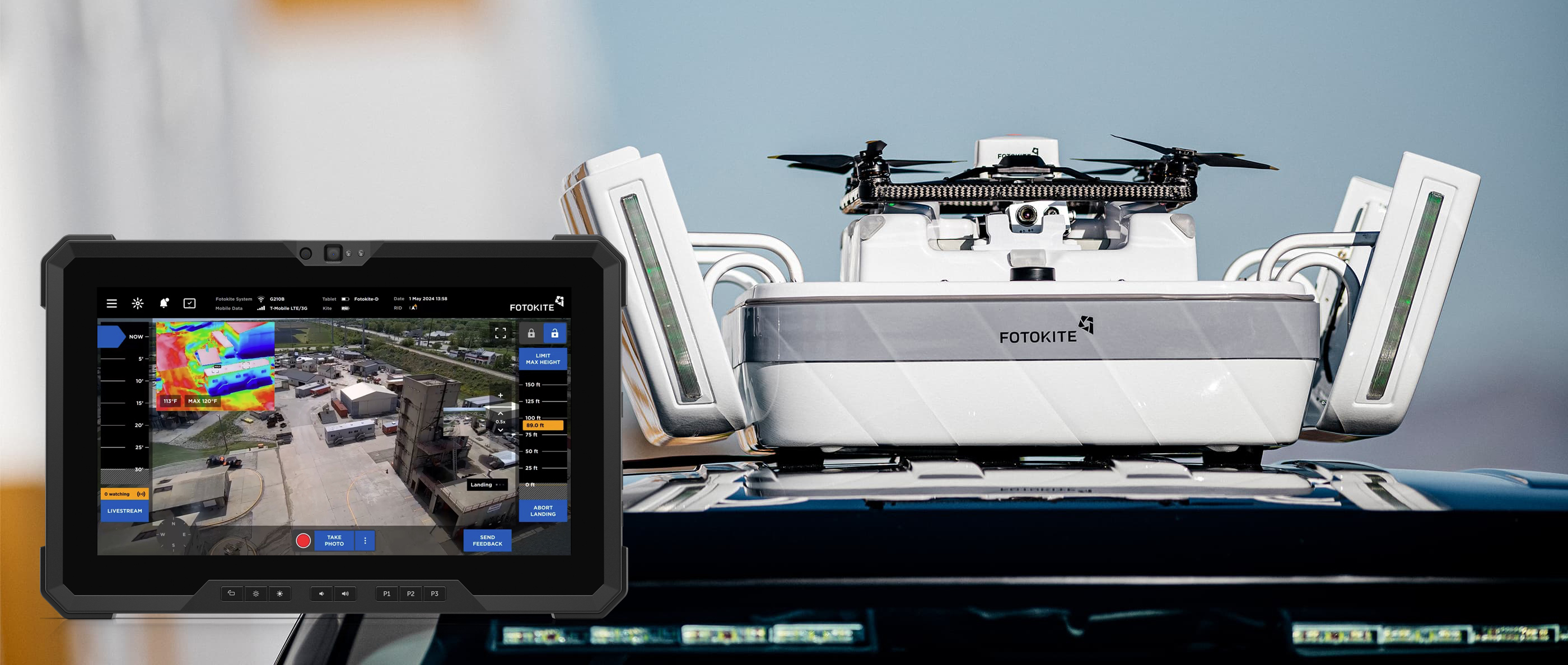 Fotokite Sigma - Actively Tethered UAS Built for First Responders