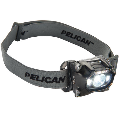 Faro Frontale LED Pelican 2760 - Nero, Resistente All'Acqua, 289 Lumen, Nuovo