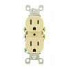 Leviton 15 Amp 125 V Duplex Outlet/Receptacle, Ivory (1-Pack) 5320-I