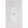 Titan3 White Smooth 1-Gang Plastic Decorator Wall Plate (5-Pack)