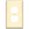 Leviton White 1-Gang Duplex Outlet Wall Plate (1-Pack)