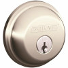 Schlage B60 Max Sec Single Cylinder Deadbolt Adjustable Backset In Satin Nickel