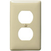 Hubbell 1-Gang Duplex Wall Plate - Ivory
