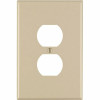 Leviton 1-Gang Jumbo Duplex Outlet Wall Plate Ivory