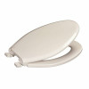 Premier Elongated Closed Front Toilet Seat With Cover Plastic In White