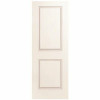 Masonite 24 In. X 80 In. Smooth 2-Panel Square Primed White Hollow Core Composite Interior Door Slab