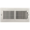 Truaire 10 In. X 4 In. 2-Way Steel Wall/Ceiling Register