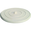 Proplus 5 In. Sink And Bathtub Rubber Stopped In White
