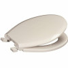 Premier Round Closed Front Toilet Seat With Cover Plastic In White