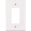 Leviton White 1-Gang Decorator/Rocker Wall Plate