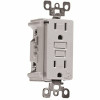 Leviton 15 Amp 125-Volt Nema 5-15R Smartlockpro 2-Pole Tamper-Resistant Duplex Gfci Receptacle With Led, White