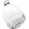 Niagara Conservation Earth 3-Spray 2.7 In. Single Wall Mount Fixed 1.5 Gpm Shower Head In White