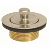 Proplus Lift- And -Turn Bathtub Drain With Bushing In Brushed Nickel