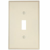 Leviton Almond 1-Gang Toggle Wall Plate (1-Pack)