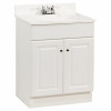 Rsi Home Products 24 In. X 31 In. X 18 In. Richmond Bathroom Vanity Cabinet With Top With 2-Door In White