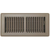 Truaire 4 In. X 10 In. Brown Floor Register