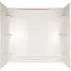 Vesuvia 60 In. W X 58 In. H Five Piece Glue Up Tub Surrounds In High Gloss White