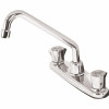 Sayco Classic Series 2-Handle Standard Kitchen Faucet Less Side Spray In Chrome