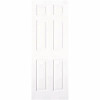 Masonite 32 In. X 80 In. Textured 6-Panel Primed White Hollow Core Composite Interior Door Slab