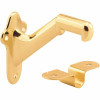Prime-Line Brass-Plated Handrail Bracket Sets (2-Pack)