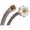 Fluidmaster 3/8 In. Compression X 7/8 In. Ballcock X 16 In. L Click Seal Braided Stainless Steel Toilet Connector