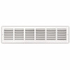 Truaire 30 In. X 6 In. White Stamped Return Air Grille