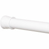 Proplus 27 In. To 40 In. Adjustable Tension Shower Rod In White