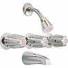 Proplus 3-Handle 1-Spray Tub And Shower Faucet In Chrome