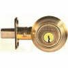 Weiser Elements Antique Brass Single Cylinder Deadbolt