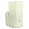 Royal Cove Wall Light Fixture White 7-1/2 Ni. Uses One 75-Watt Incandescent Medium Base Lamp