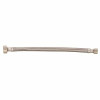 Durapro 3/8 In. Flare X 1/2 In. Fip X 12 In. Braided Stainless Steel Faucet Supply Line