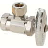 Brasscraft 3/8 In. Fip Inlet X 3/8 In. O.D. Compression Outlet Multi-Turn Angle Valve In Chrome