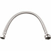 Durapro 1/2 In. Flare X 7/8 In. Metal Ballcock X 12 In. Braided Toilet Connector, Stainless Steel