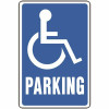 Hy-Ko 18 In. X 12 In. Heavy-Duty Aluminum Handicapped Parking Traffic Sign