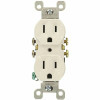 Leviton 15 Amp Residential Grade Grounding Duplex Outlet White (10-Pack)