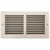 Truaire 12 In. X 6 In. White Stamped Return Air Grille