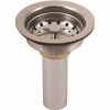 Durapro Stainless Steel Sink Strainer With Brass Tailpiece In Chrome-Plated