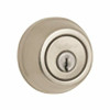 Kwikset 780 Series Satin Nickel Single Cylinder Deadbolt With Microban Antimicrobial Technology