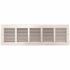 Truaire 24 In. X 6 In. White Stamped Return Air Grille