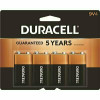 Duracell 9-Volt Coppertop Alkaline Batteries (4-Pack)