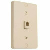 Leviton Ivory 1-Gang Coaxial Wall Plate (1-Pack)