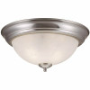Design House Millbridge 2-Light Satin Nickel Ceiling Semi Flush Mount Light - 202500725