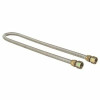 Watts Stainless Steel Gas Appliance Connector, 5/8 In. Od, 1/2 In. Id, 1/2 In. Fnpt X 1/2 In. Fnpt, 48 In. Long