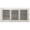 Truaire 14 In. X 6 In. White Stamped Return Air Grille