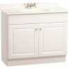 RSI 36 in. x 31 in. x 18 in. Richmond Bathroom Vanity Cabinet with Top with 2-Door in White