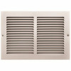 Truaire 12 In. X 8 In. White Stamped Return Air Grille